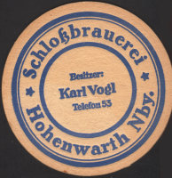 Beer coaster schlossbrauerei-hohenwarth-1-small