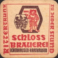 Beer coaster schlossbrauerei-ichenhausen-1-oboje-small
