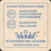 Beer coaster schlossbrauerei-maxrain-2-zadek