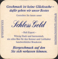 Beer coaster schlossbrauerei-maxrain-22-zadek-small