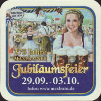 Beer coaster schlossbrauerei-maxrain-5-zadek