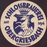 Beer coaster schlossbrauerei-obergriesbach-2-small