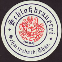 Beer coaster schlossbrauerei-schwarzbach-1