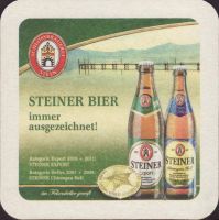 Pivní tácek schlossbrauerei-stein-22-zadek