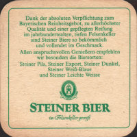 Pivní tácek schlossbrauerei-stein-25-zadek