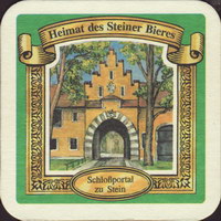 Beer coaster schlossbrauerei-stein-7-zadek