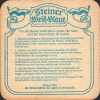 Beer coaster schlossbrauerei-stein-8-zadek