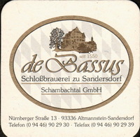 Beer coaster schlossbrauerei-zu-sandersdorf-1