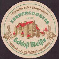 Beer coaster schlossbrauerei-zu-sandersdorf-5