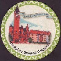 Beer coaster schlossplatzbrauerei-koepenick-1