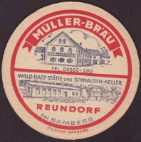 Beer coaster schmausenkeller-und-brauerei-muller-2