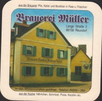 Beer coaster schmausenkeller-und-brauerei-muller-3-small