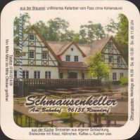 Pivní tácek schmausenkeller-und-brauerei-muller-3-zadek