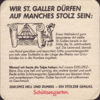 Beer coaster schuetzengarten-76-zadek