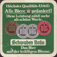 Beer coaster schwaben-brau-101-zadek