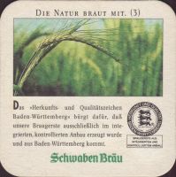 Beer coaster schwaben-brau-105-zadek
