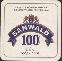 Beer coaster schwaben-brau-111-zadek