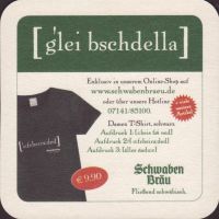 Beer coaster schwaben-brau-112-zadek