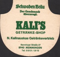 Beer coaster schwaben-brau-126-zadek