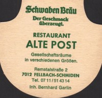 Beer coaster schwaben-brau-133-zadek