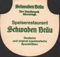 Beer coaster schwaben-brau-134-zadek