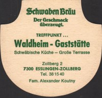 Beer coaster schwaben-brau-138-zadek