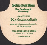 Beer coaster schwaben-brau-144-zadek