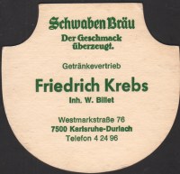 Beer coaster schwaben-brau-146-zadek