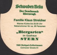 Beer coaster schwaben-brau-150-zadek