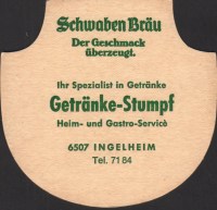 Beer coaster schwaben-brau-157-zadek