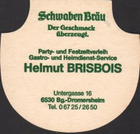 Beer coaster schwaben-brau-158-zadek