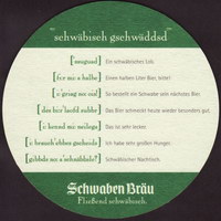 Beer coaster schwaben-brau-26-zadek