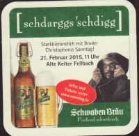 Beer coaster schwaben-brau-36-zadek
