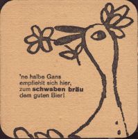 Beer coaster schwaben-brau-41-zadek