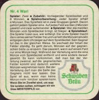 Beer coaster schwaben-brau-45-zadek