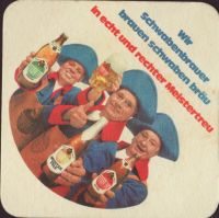 Beer coaster schwaben-brau-48-zadek