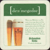 Beer coaster schwaben-brau-51-zadek