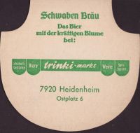 Beer coaster schwaben-brau-56-zadek