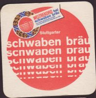 Beer coaster schwaben-brau-60-zadek