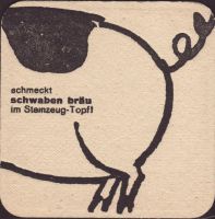 Beer coaster schwaben-brau-69-zadek