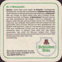 Beer coaster schwaben-brau-77-zadek