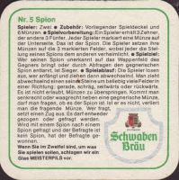 Beer coaster schwaben-brau-78-zadek