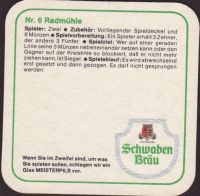 Beer coaster schwaben-brau-79-zadek