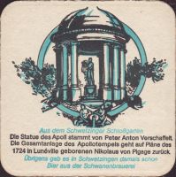 Beer coaster schwaben-brau-93-zadek