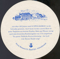 Beer coaster schwalm-brau-1-zadek