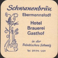 Beer coaster schwanenbrau-ebermannstadt-1-zadek-small