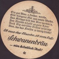 Pivní tácek schwanenbrauerei-glatten-1-zadek