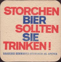 Beer coaster schwartz-storchen-1-zadek