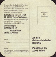 Beer coaster schwechater-108-zadek