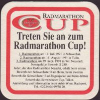 Beer coaster schwechater-137-zadek